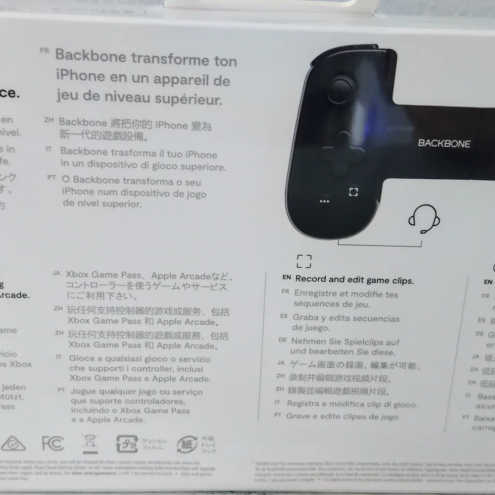 Play Station Backbone Lightning made for iPhone.